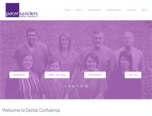 Tablet Screenshot of dentalconfidence.com